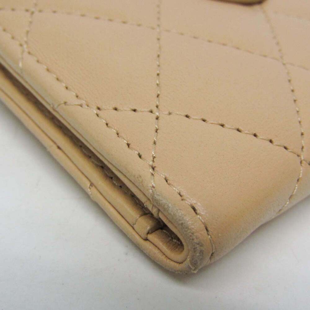 CHANEL Cream Leather Wallet - Picture 8 of 16
